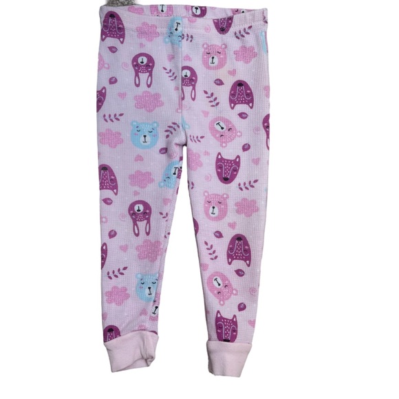 Pink and Purple Animal Print Pajama Set - Picture 5 of 5
